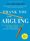 Cover image for Thank You for Arguing